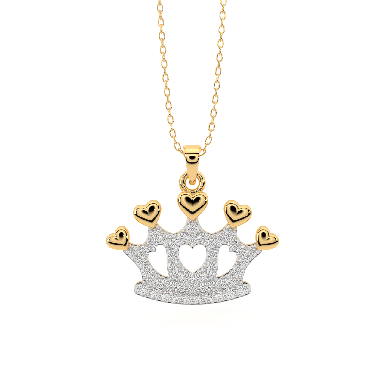 The Crown Diamond Pendant